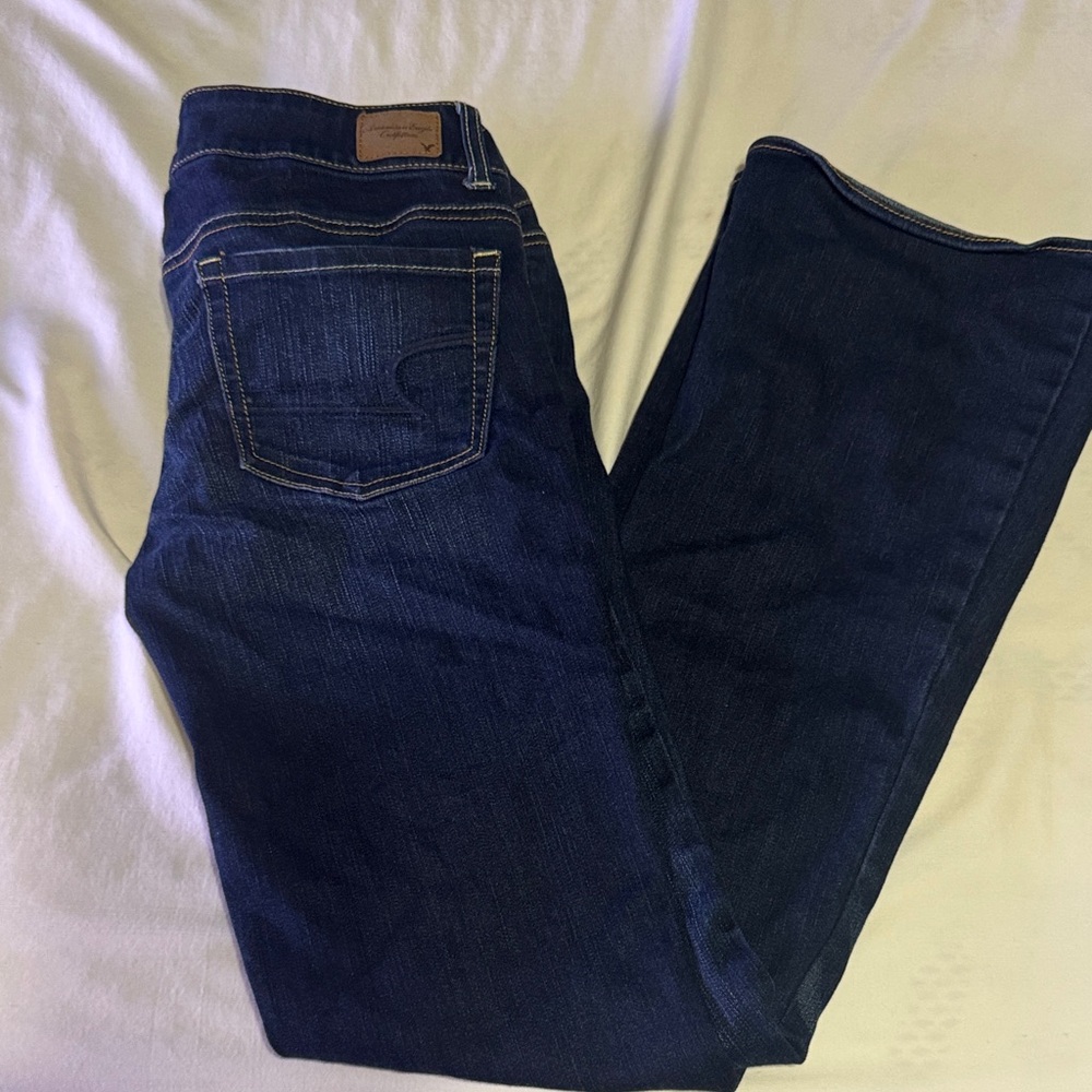 American Eagle Outfitters Dark Indigo Boot Cut Jeans